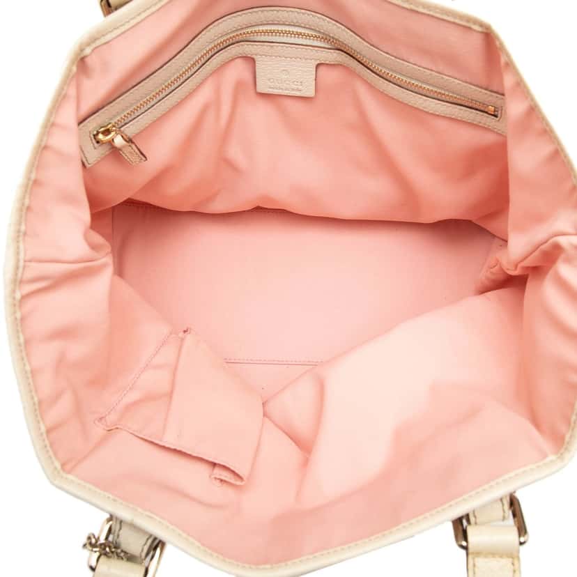 Gucci GG Canvas Jolicoeur Tote Pink Very good condition - Model View