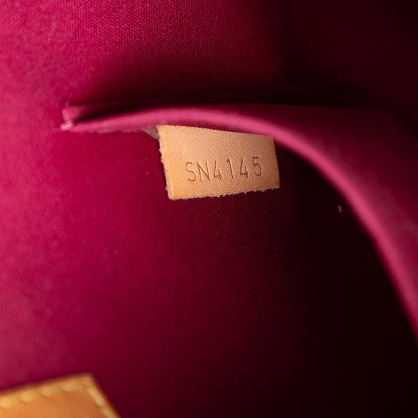 Louis Vuitton Monogram Vernis Alma BB Pink Leather Very good condition - Box View