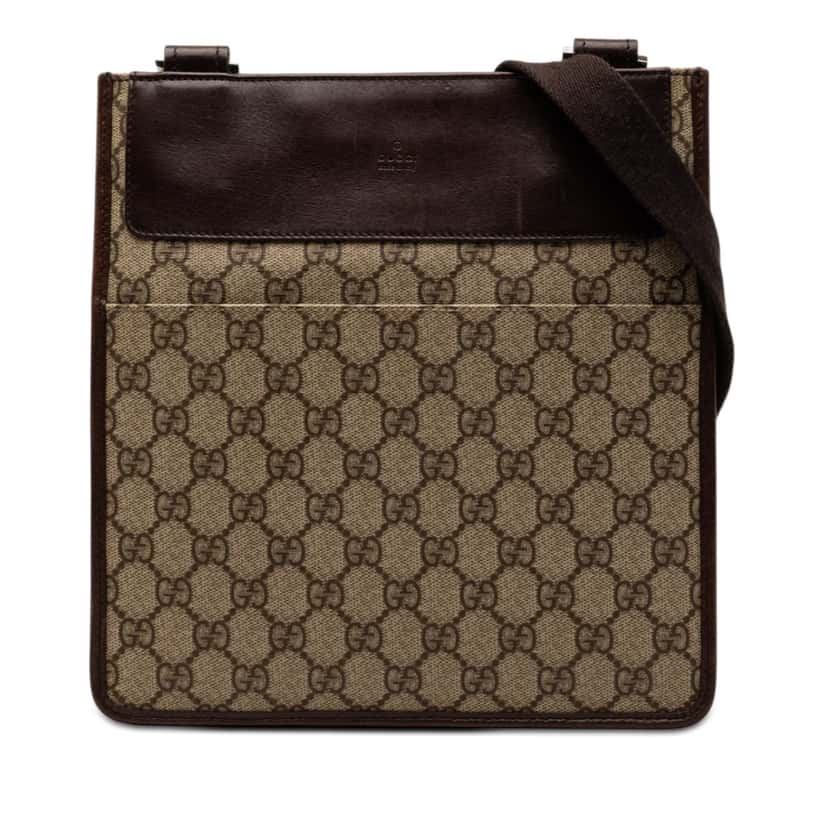 Gucci GG Supreme Crossbody Beige Very good condition - Front View