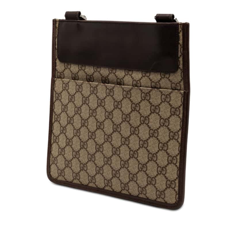 Gucci GG Supreme Crossbody Beige Very good condition - Back View