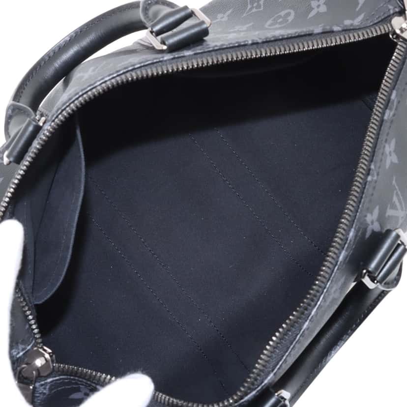 Louis Vuitton Monogram Eclipse Keepall Bandouliere 35 Black Very good condition - Box View