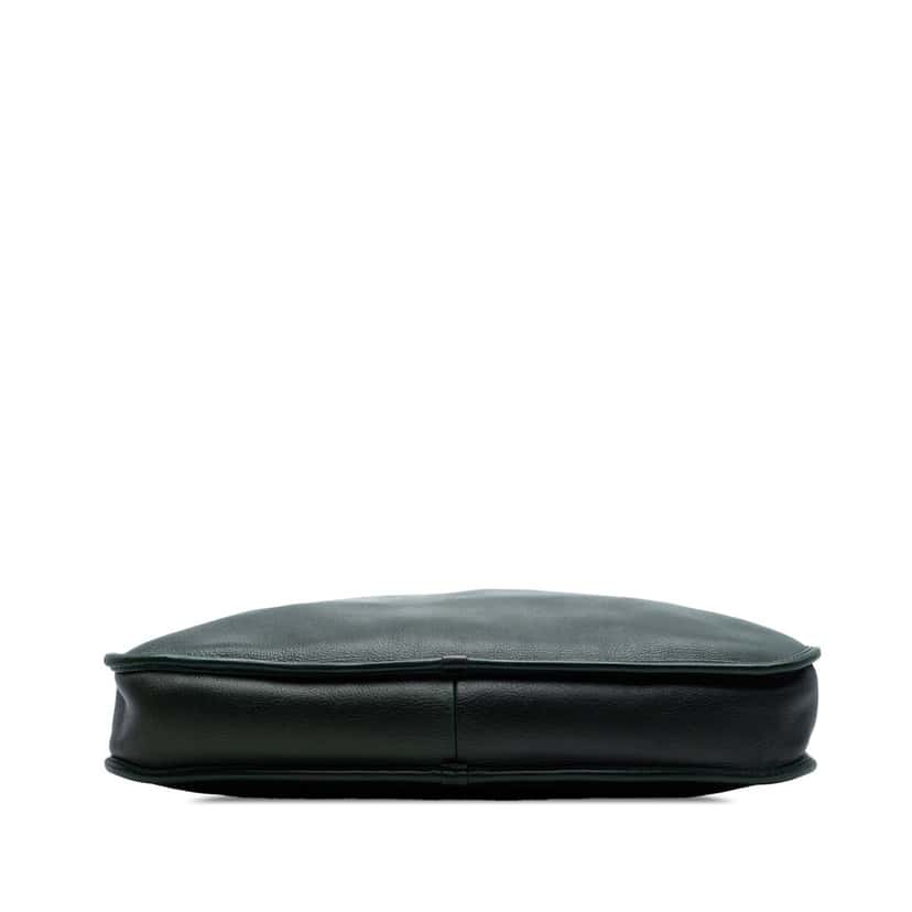 Loewe Leather Anagram Toledo Briefcase Green Leather Very good condition - Inside View