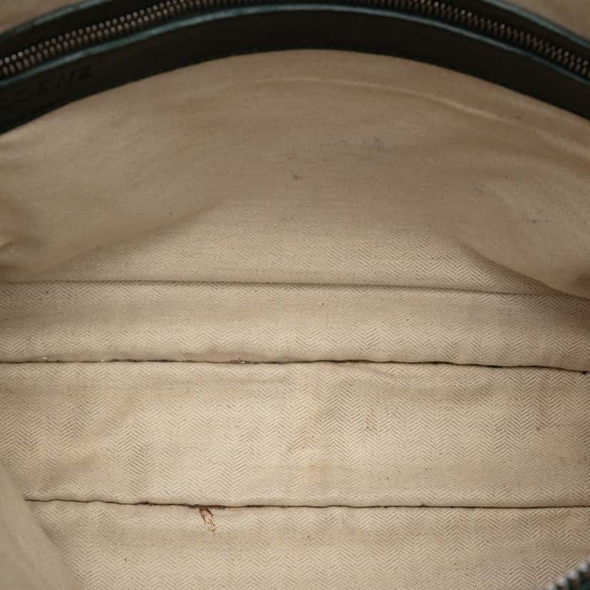 Loewe Leather Anagram Toledo Briefcase Green Leather Very good condition - Model View