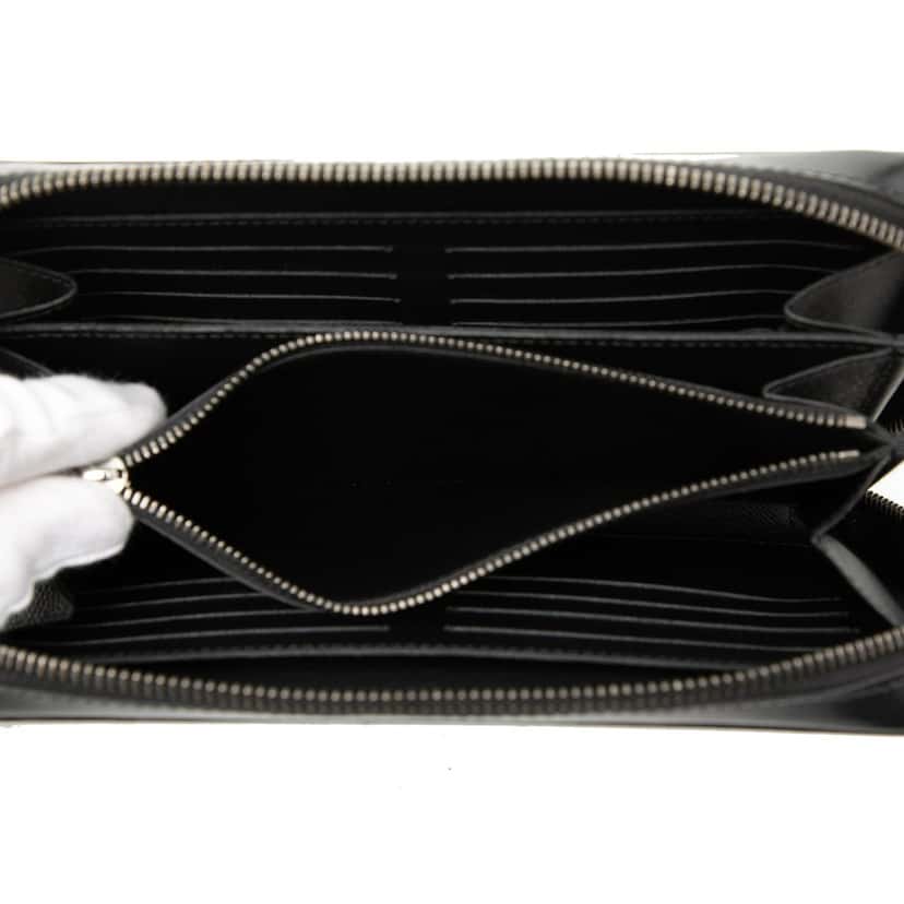 Louis Vuitton Monogram Eclipse Zippy XL Wallet Black Very good condition - Model View