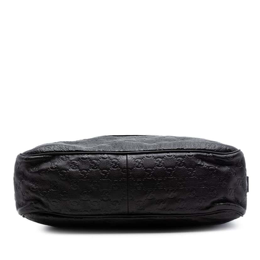 Gucci Guccissima Messenger Bag Black Leather Very good condition - Inside View