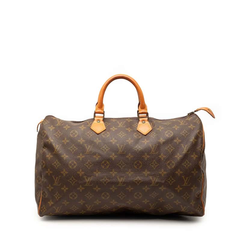 Louis Vuitton Monogram Speedy 40 Brown Good condition - Front View
