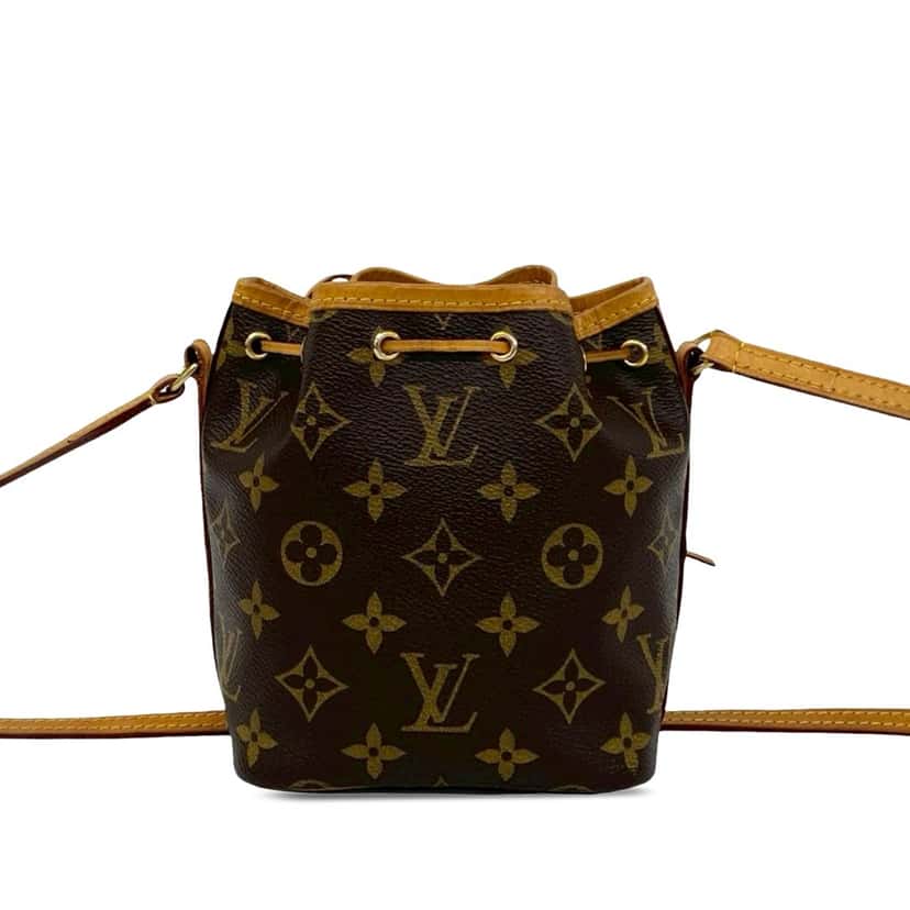 Louis Vuitton Monogram Nano Noe Brown Very good condition - Back View