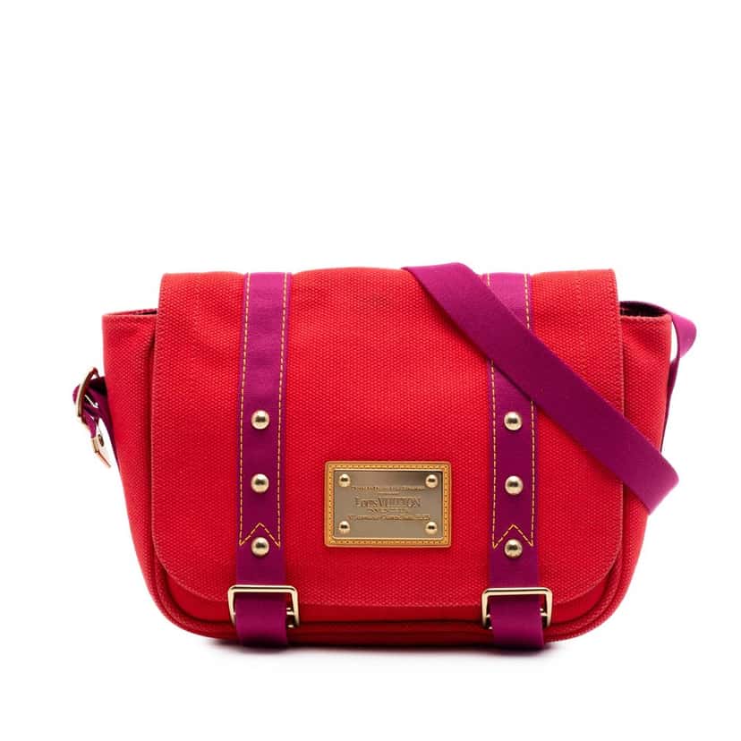 Louis Vuitton Antigua Besace PM Red Very good condition - Front View