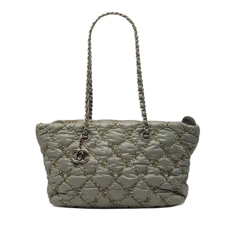 Chanel Paris Byzance Nylon Tweed On Stitch Tote Other Very good condition - Front View