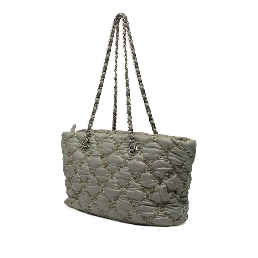 Chanel Paris Byzance Nylon Tweed On Stitch Tote Other Very good condition - Back View