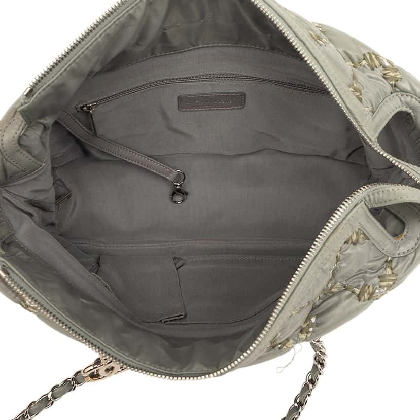 Chanel Paris Byzance Nylon Tweed On Stitch Tote Other Very good condition - Model View