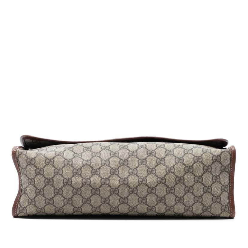 Gucci GG Supreme Web Messenger Bag Beige Very good condition - Inside View