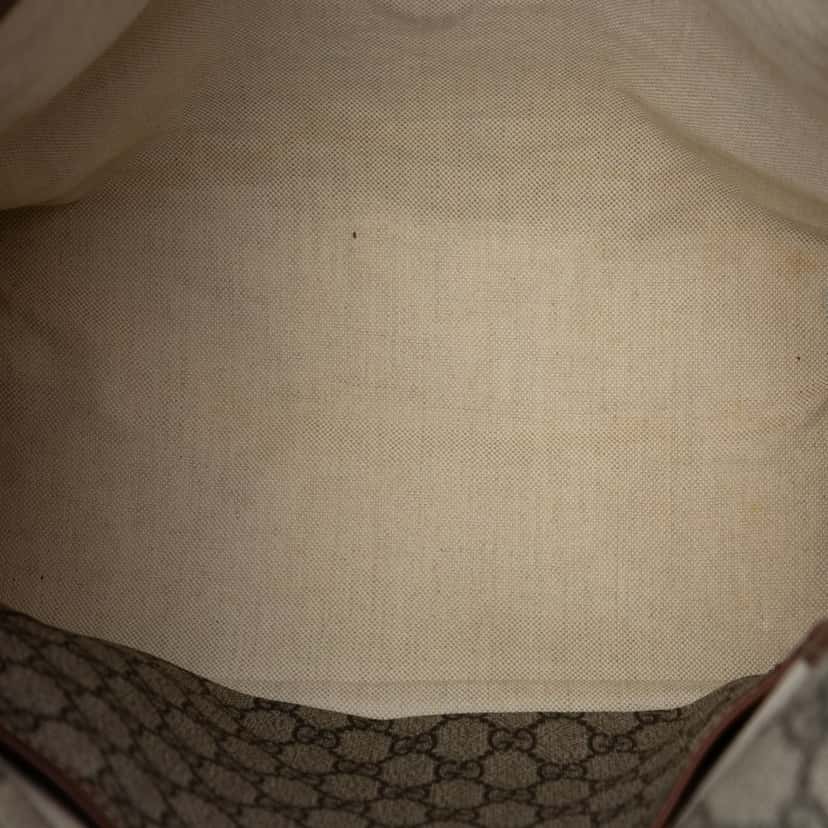 Gucci GG Supreme Web Messenger Bag Beige Very good condition - Model View