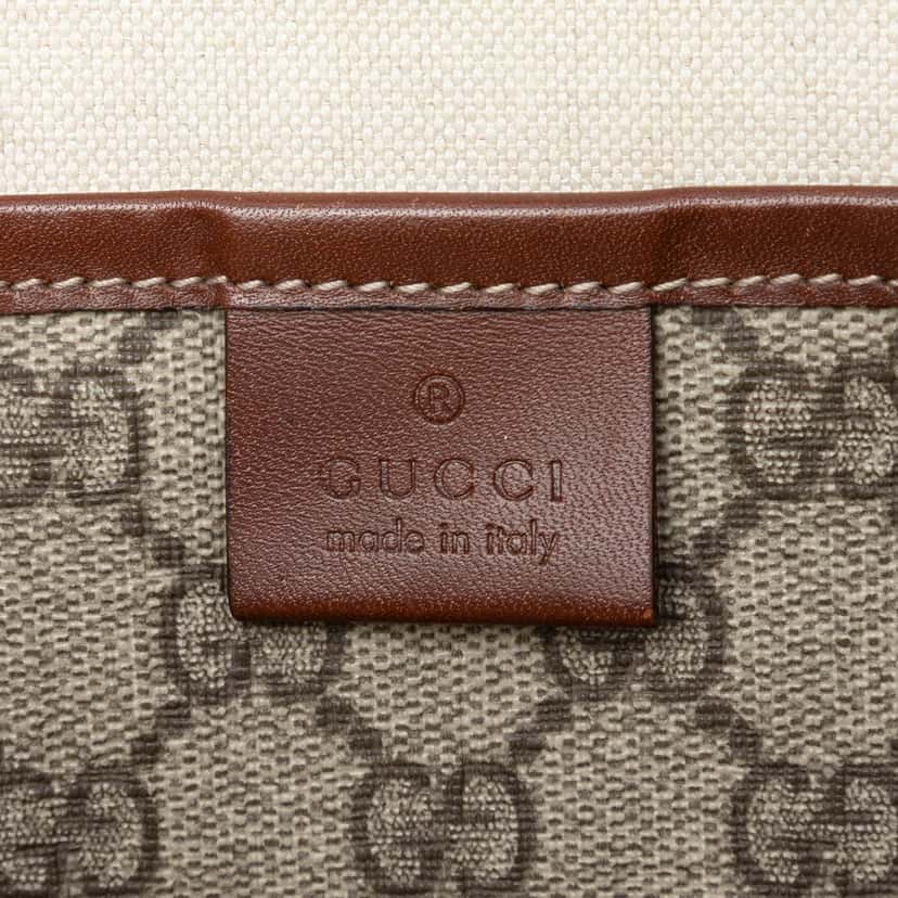 Gucci GG Supreme Web Messenger Bag Beige Very good condition - Box View