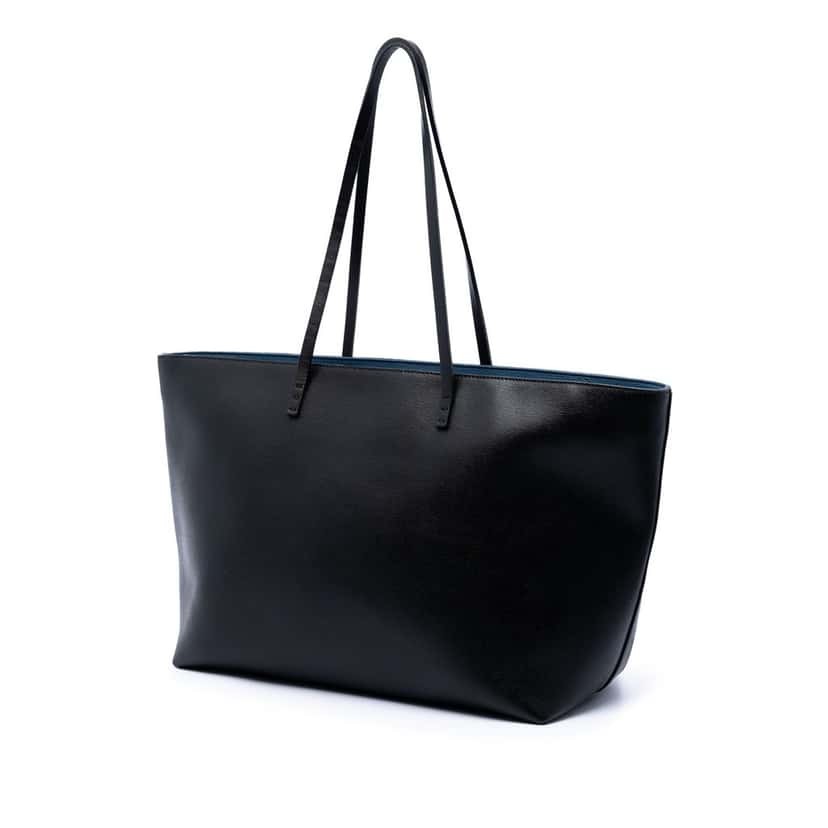 Fendi Leather Monster Roll Tote Black Leather Very good condition - Back View