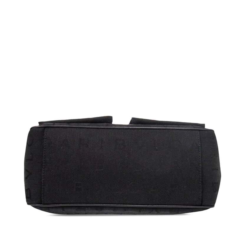 Bvlgari Logomania Canvas Messenger Bag Black Very good condition - Inside View