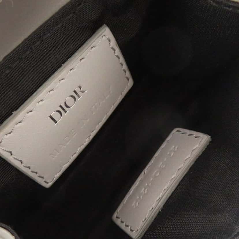 Dior Coated Canvas CD Diamond Saddle Card Holder Other Very good condition - Model View