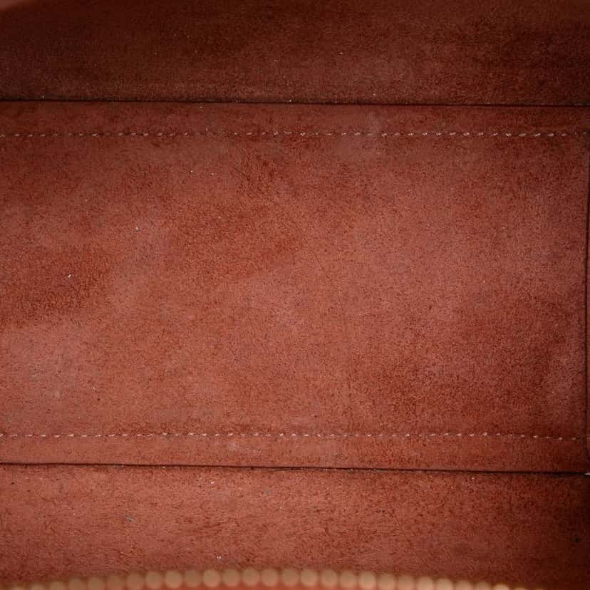 Celine Nano Grained Calfskin Belt Bag Orange Leather Very good condition - Model View