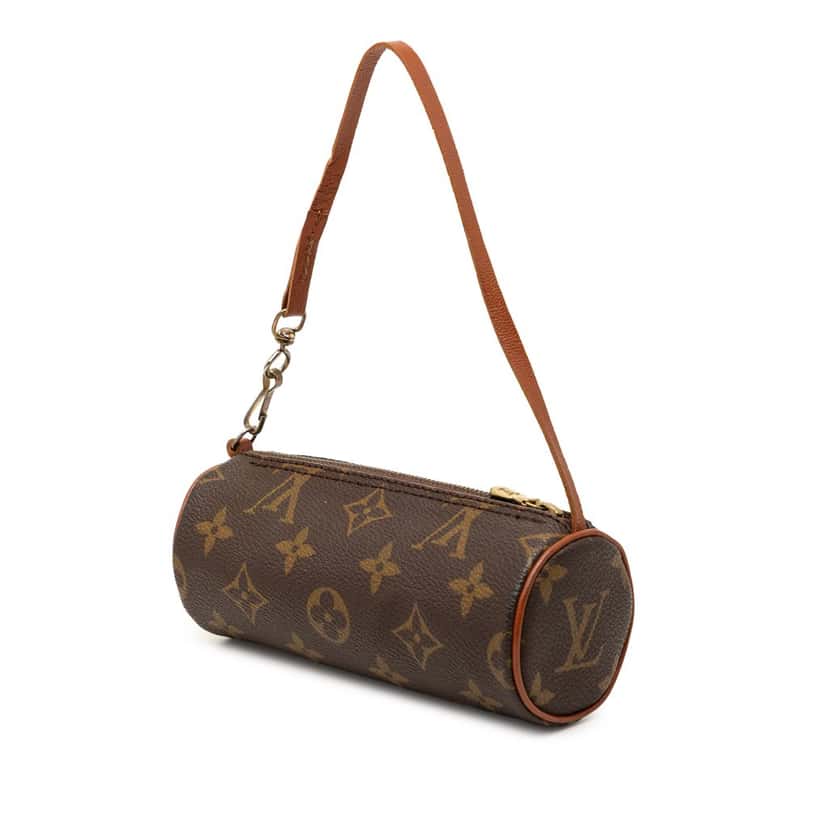 Louis Vuitton Monogram Papillon Pochette Brown Very good condition - Back View