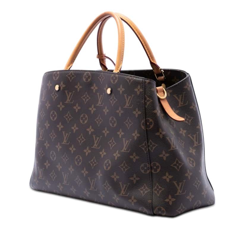 Louis Vuitton Monogram Montaigne GM Brown Very good condition - Back View