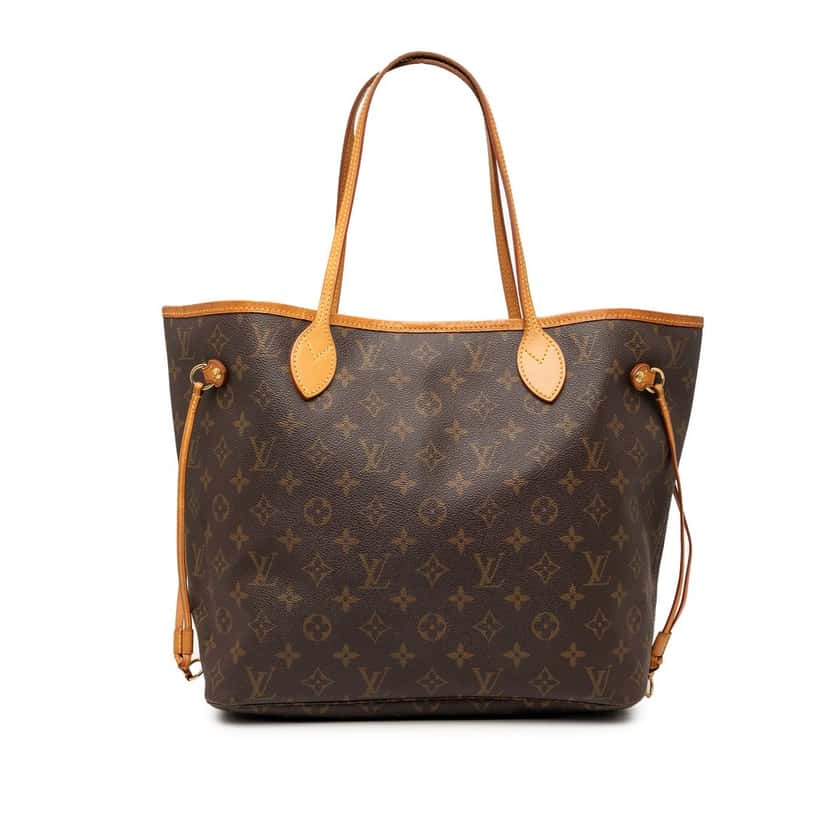 Louis Vuitton Monogram Neverfull MM Brown Very good condition - Front View