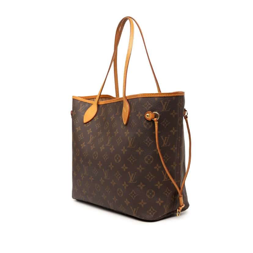 Louis Vuitton Monogram Neverfull MM Brown Very good condition - Back View