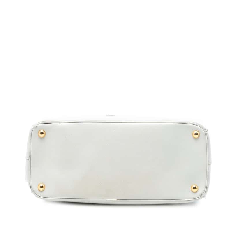 Prada Saffiano Lux Parabole Tote White Leather Very good condition - Inside View