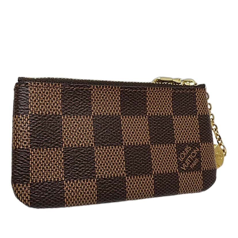 Louis Vuitton Damier Ebene Key Pouch Brown Very good condition - Back View