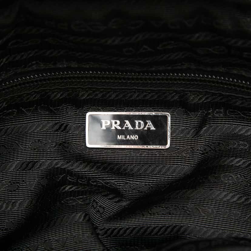 Prada Tessuto Camouflage Satchel Green Very good condition - Box View