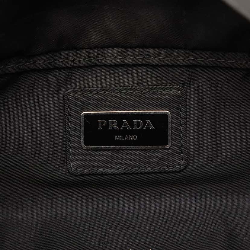 Prada Tessuto Belt Bag Black Very good condition - Box View