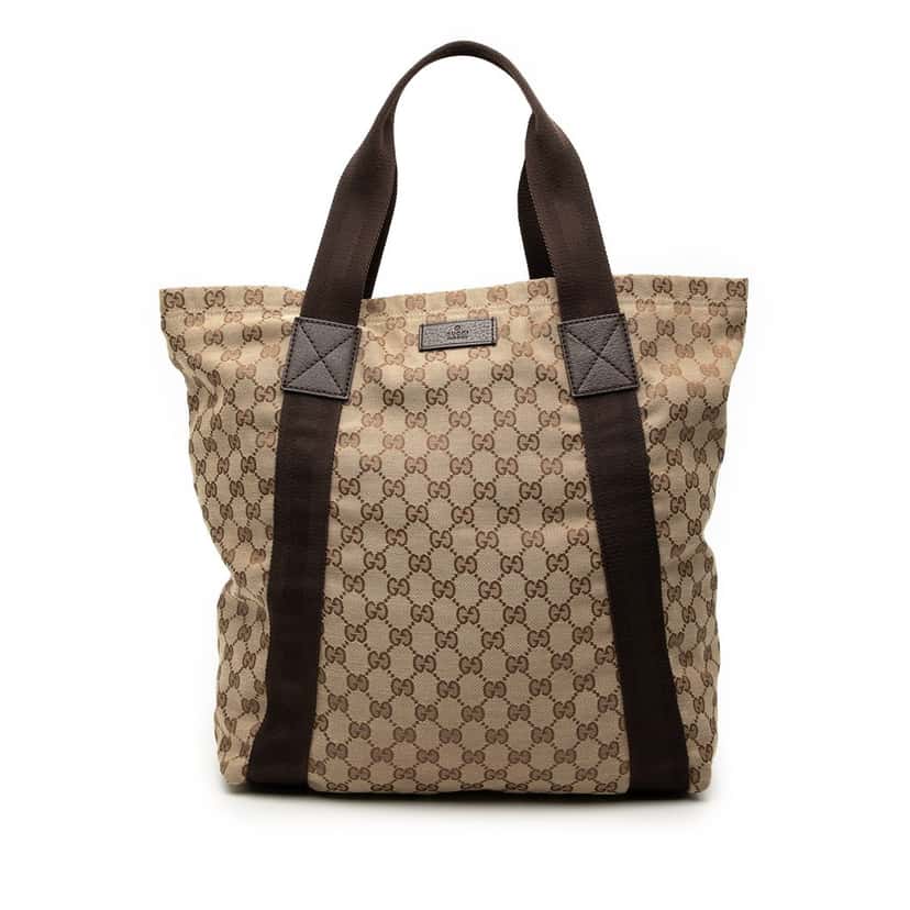Gucci GG Canvas Tote Beige Very good condition - Front View