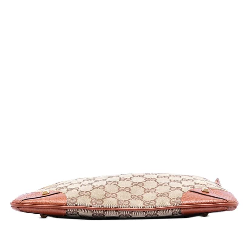 Gucci GG Canvas Nailhead Crossbody Beige Very good condition - Inside View
