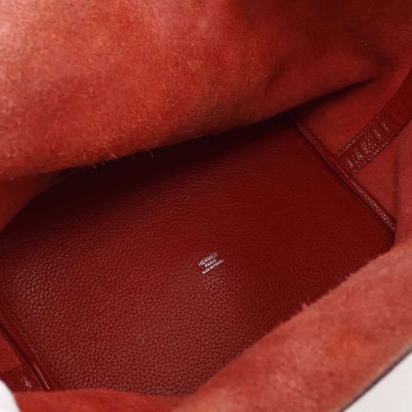 Hermès Clemence Picotin Lock 26 Red Leather Very good condition - Model View