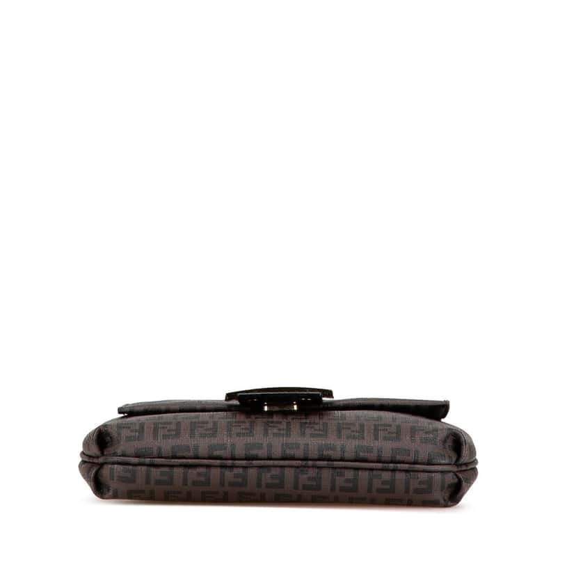 Fendi Zucchino Spalmati Crossbody Brown Very good condition - Inside View