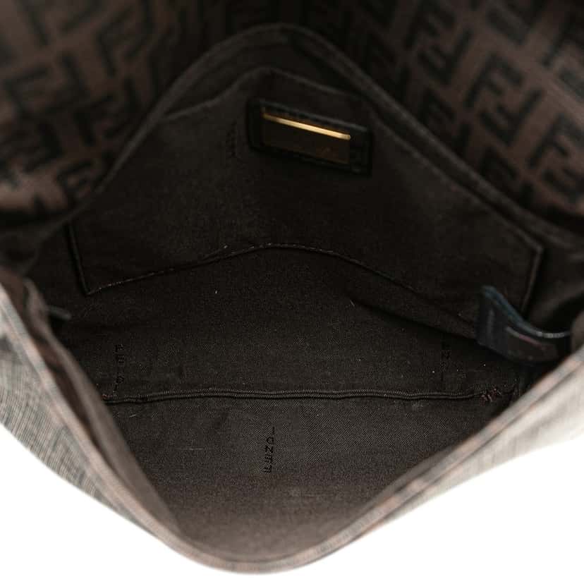 Fendi Zucchino Spalmati Crossbody Brown Very good condition - Model View