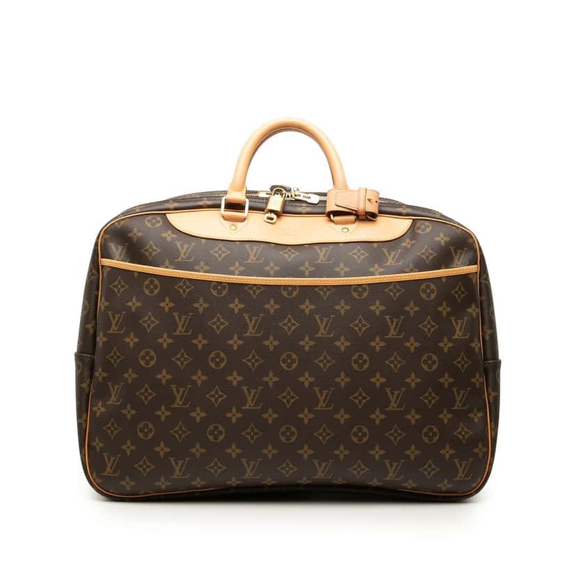 Louis Vuitton Monogram Alize 24 Heures Brown Very good condition - Front View