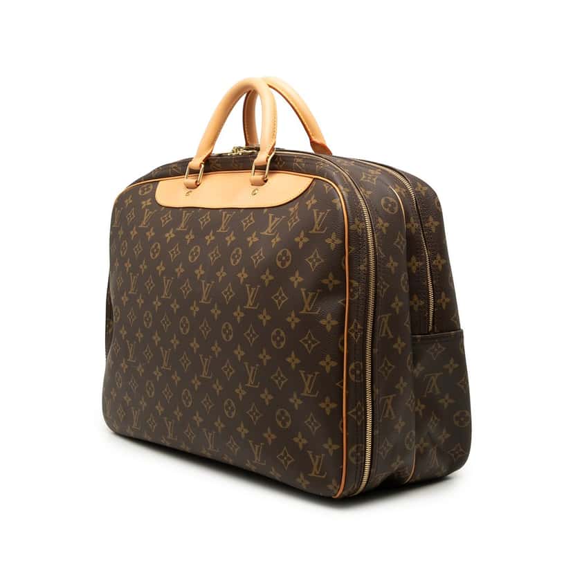 Louis Vuitton Monogram Alize 24 Heures Brown Very good condition - Back View
