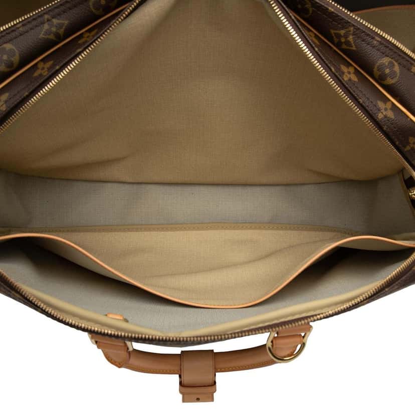 Louis Vuitton Monogram Alize 24 Heures Brown Very good condition - Box View