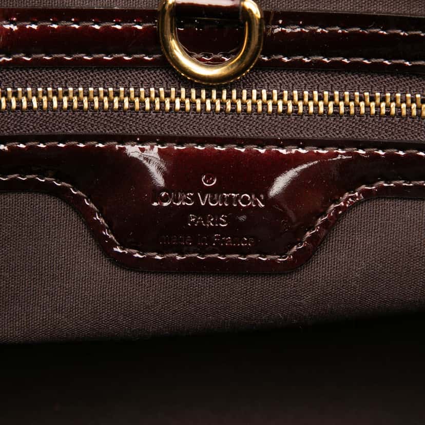 Louis Vuitton Monogram Vernis Wilshire PM Purple Leather Very good condition - Box View