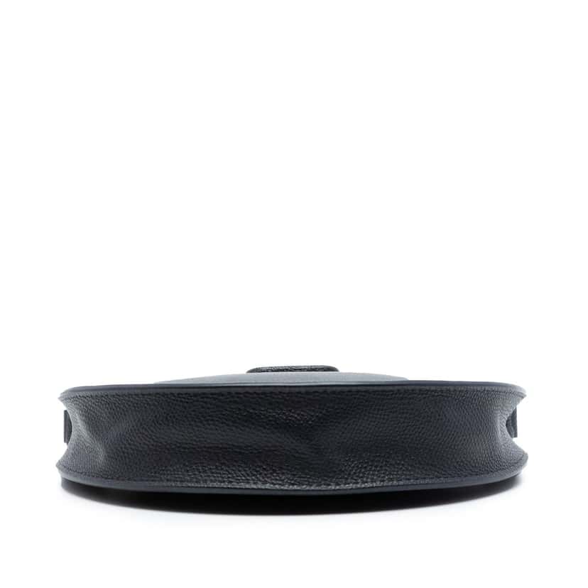 Valentino Mini Grainy Calfskin VLogo Hobo Black Leather Very good condition - Inside View