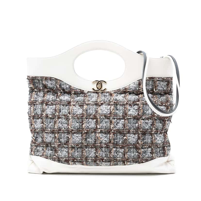 Chanel Large Tweed 31 Shopping Bag Other Very good condition - Front View