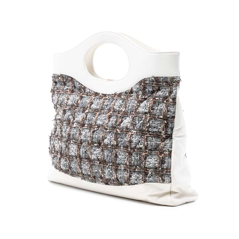 Chanel Large Tweed 31 Shopping Bag Other Very good condition - Back View