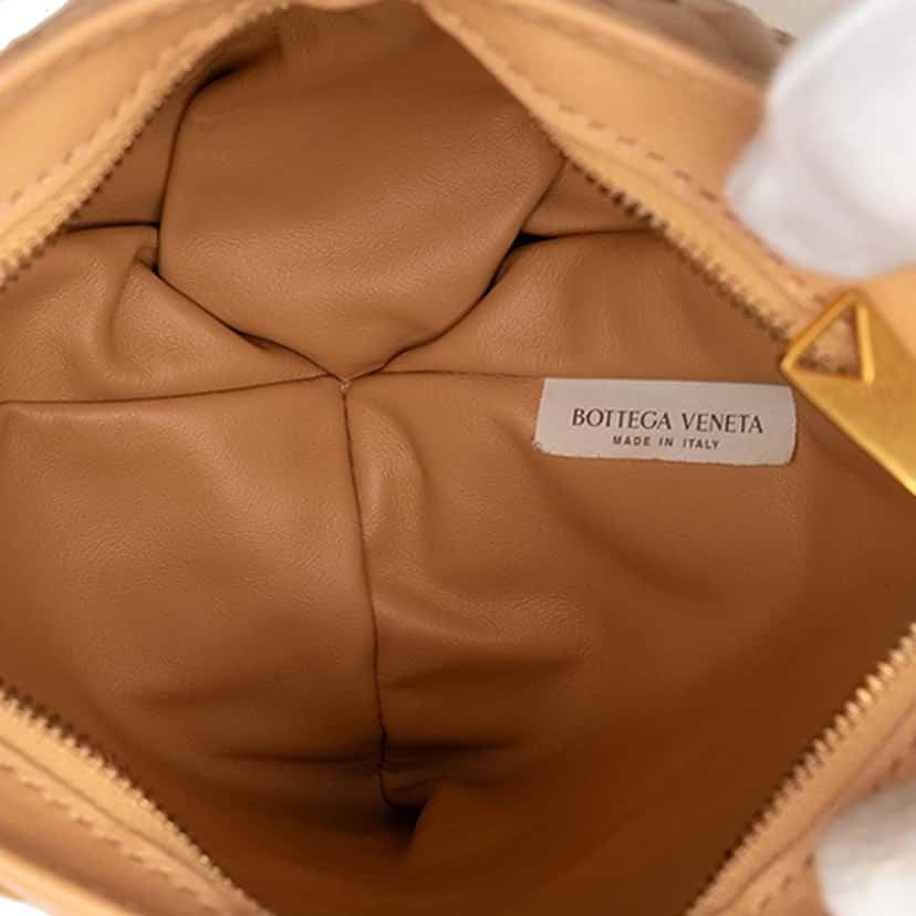 Bottega Veneta Nappa Intrecciato BV Twist Clutch Brown Leather Very good condition - Model View