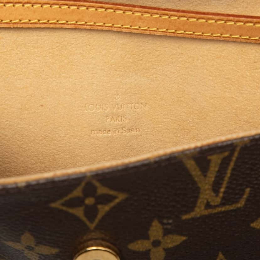 Louis Vuitton Monogram Pochette Twin PM Brown Good condition - Box View