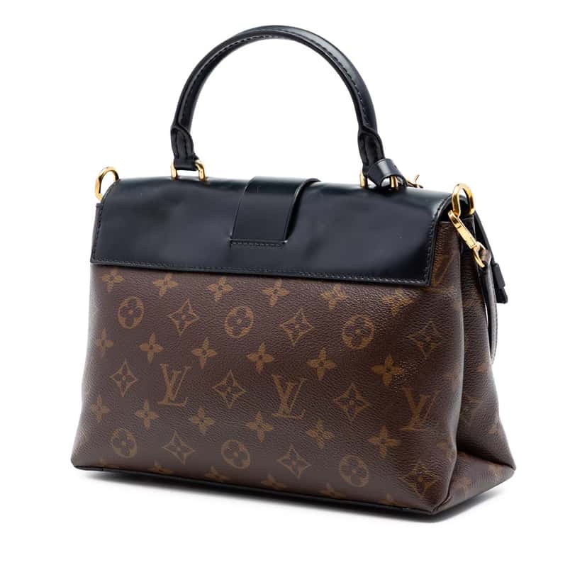 Louis Vuitton Monogram One Handle Flap MM Satchel Brown Very good condition - Back View