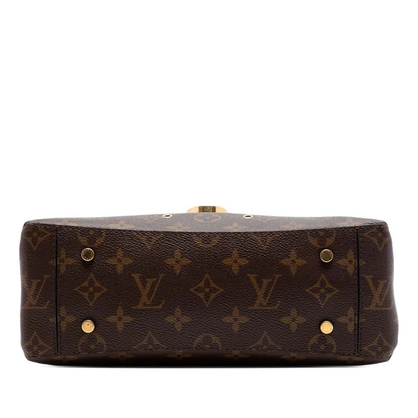 Louis Vuitton Monogram One Handle Flap MM Satchel Brown Very good condition - Inside View