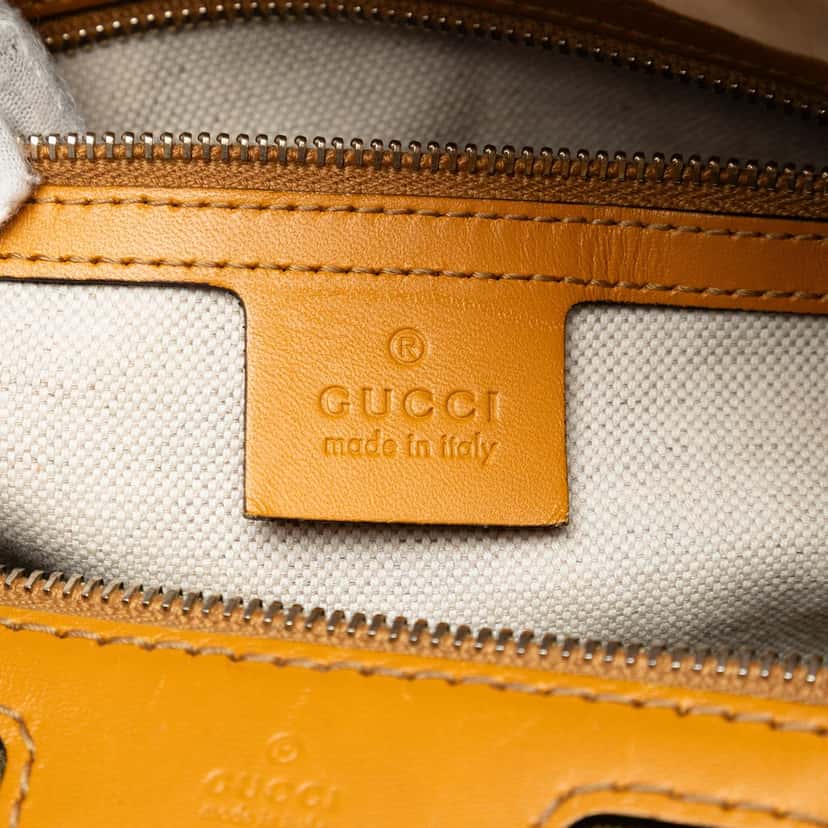 Gucci Medium GG Canvas Web Joy Boston Bag Beige Very good condition - Box View