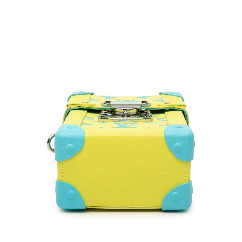 Louis Vuitton Monogram Taurillon Playground Vertical Trunk Wearable Wallet Yellow Leather Very good condition - Inside View