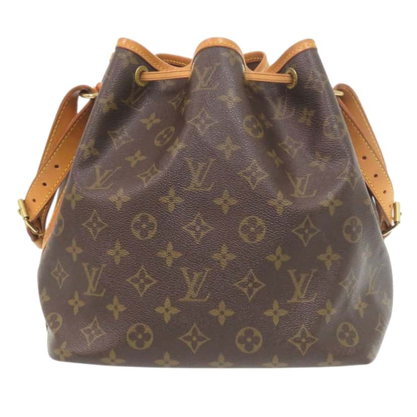Louis Vuitton Monogram Petit Noe Brown Very good condition - Back View