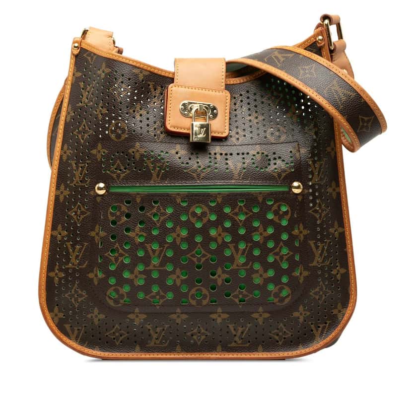 Louis Vuitton Monogram Musette Perforated Brown Very good condition - Front View